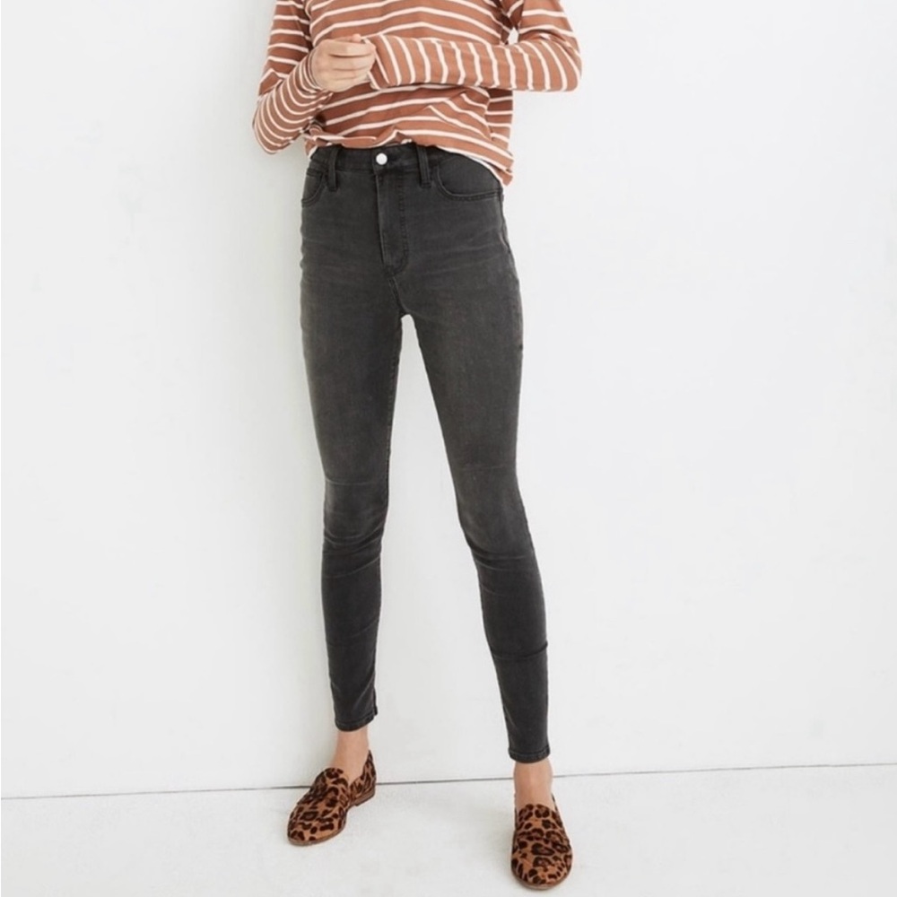Madewell 9” high rise skinny, gray size 31